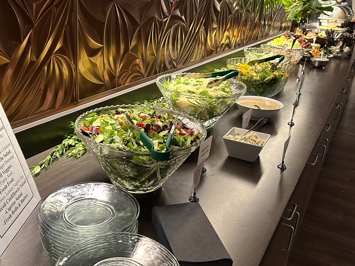 Salad station catering Milwaukee